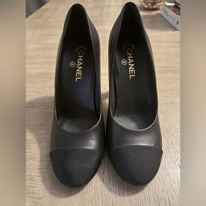 CHANEL Black Classic Heels